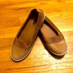 Olukai Slip-on Leather Lino Loafers Hawaii Size 7